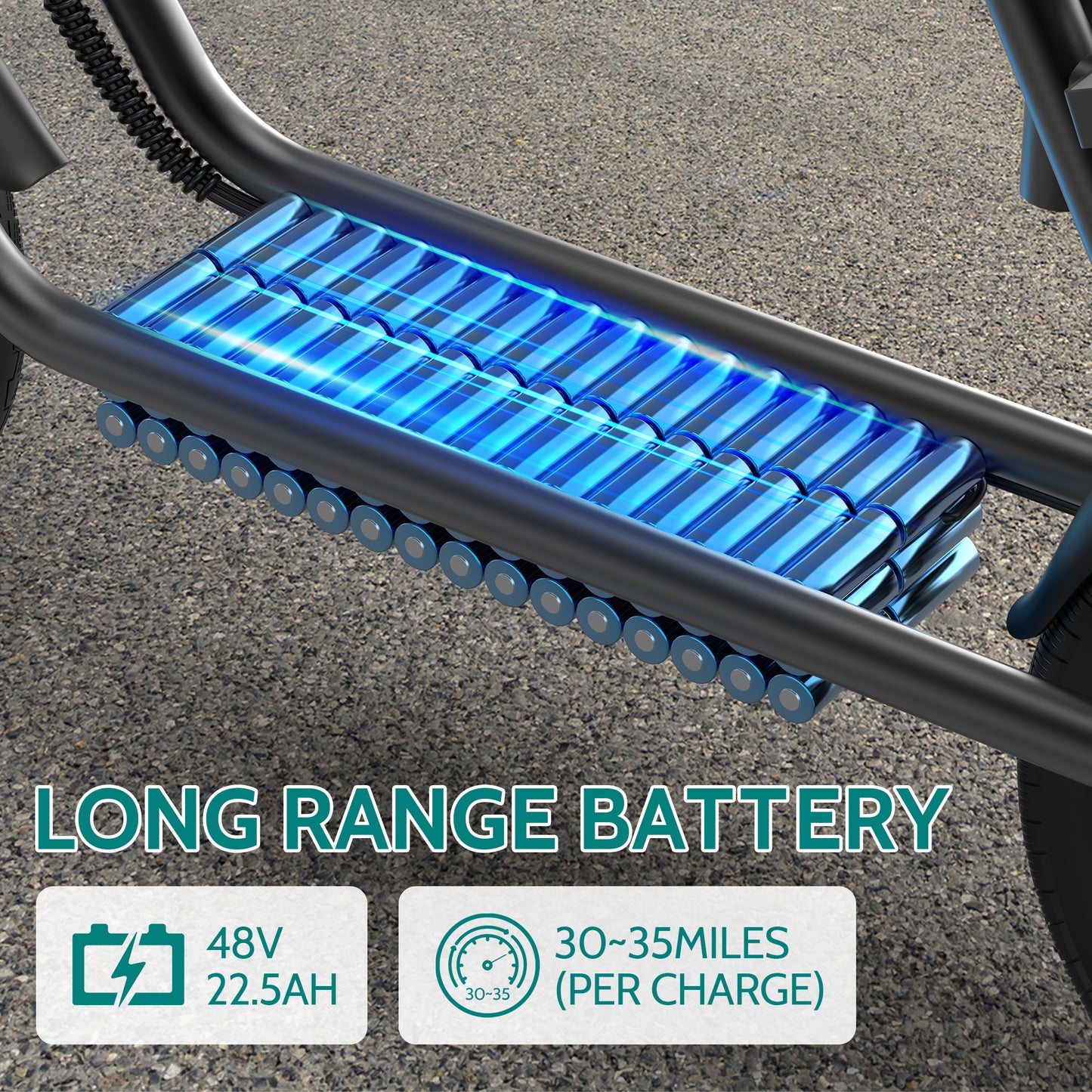 JOYHIS JH1 Electric Scooter with Seat for Adult, 20MPH Speed Power by 500W Motor, 48V/10.4Ah Wider Deck & Height Adujustable Seat with Carry Basket UL2272 Certified