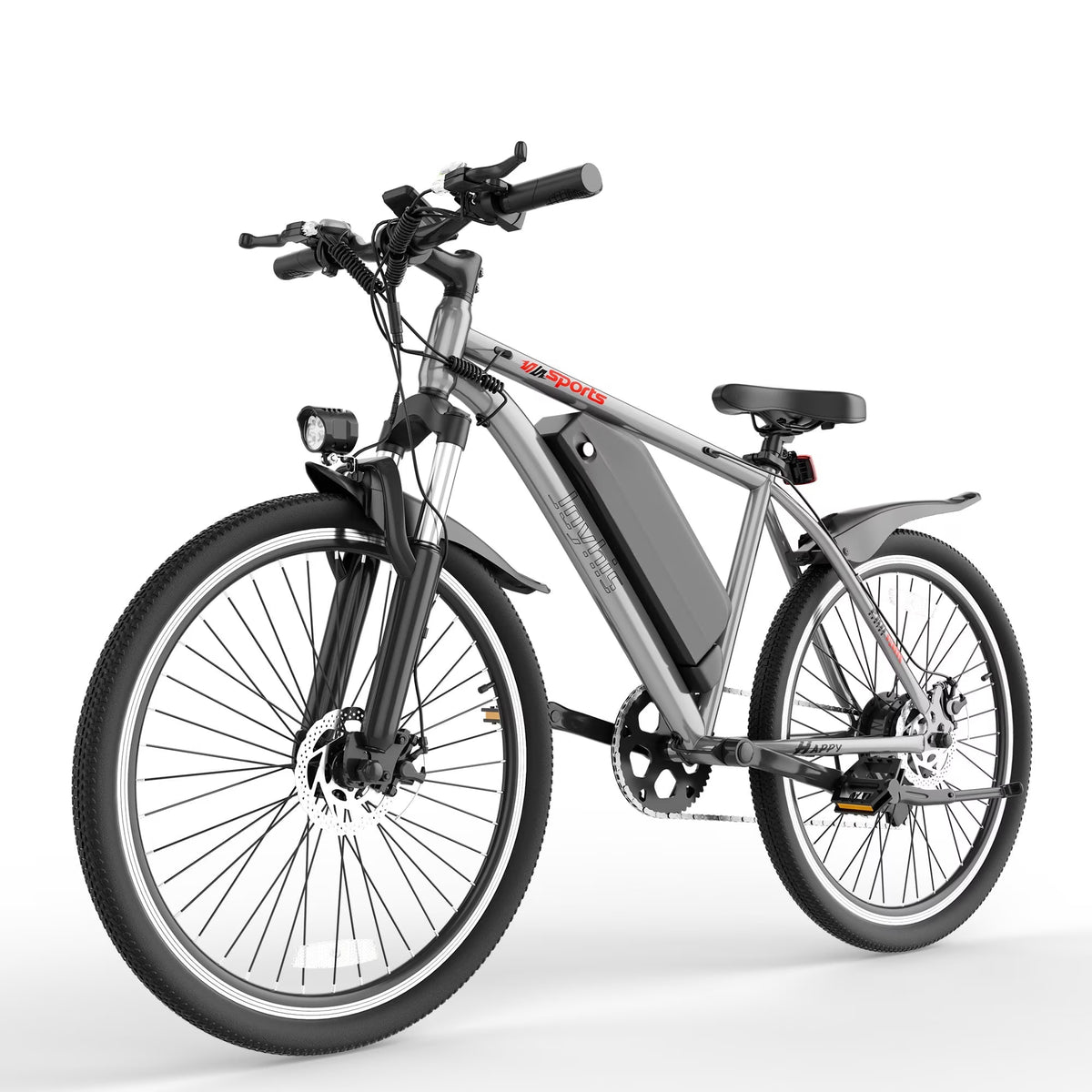 Electric Bike for Adults, 26'' Up to 50 Miles 20MPH Electric Mountain Bike with 48V 430W Removable Battery 500W Motor UL2849 Class 2 (Grey)