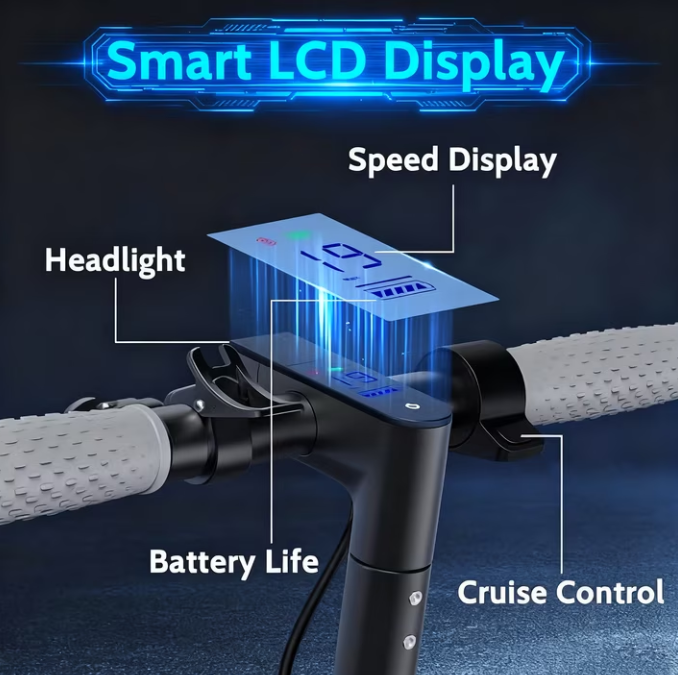 Refurbished Like New Electric Scooter for Adults, 350W motor 15 MPH Portable Folding Commuting Electric Scooter Up to 21 Miles Range, 8.5"Anti-skid solid tyre