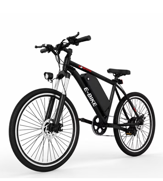 26" Electric Bike for Adults, 250W Motor, 19MPH Max Speed, 48V 5.2Ah Removable Battery, LCD Display, Lightweight E-Bike for Trail Riding UL2849
