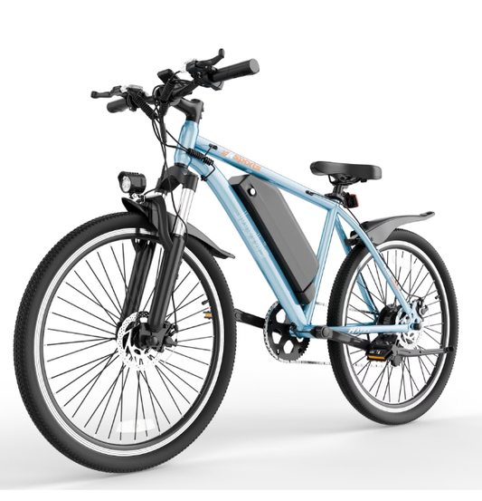 Electric Bike for Adults, 26'' Up to 50 Miles 20MPH Electric Mountain Bike with 48V Removable Battery 500W Motor UL2849 Class 2 (Blue)